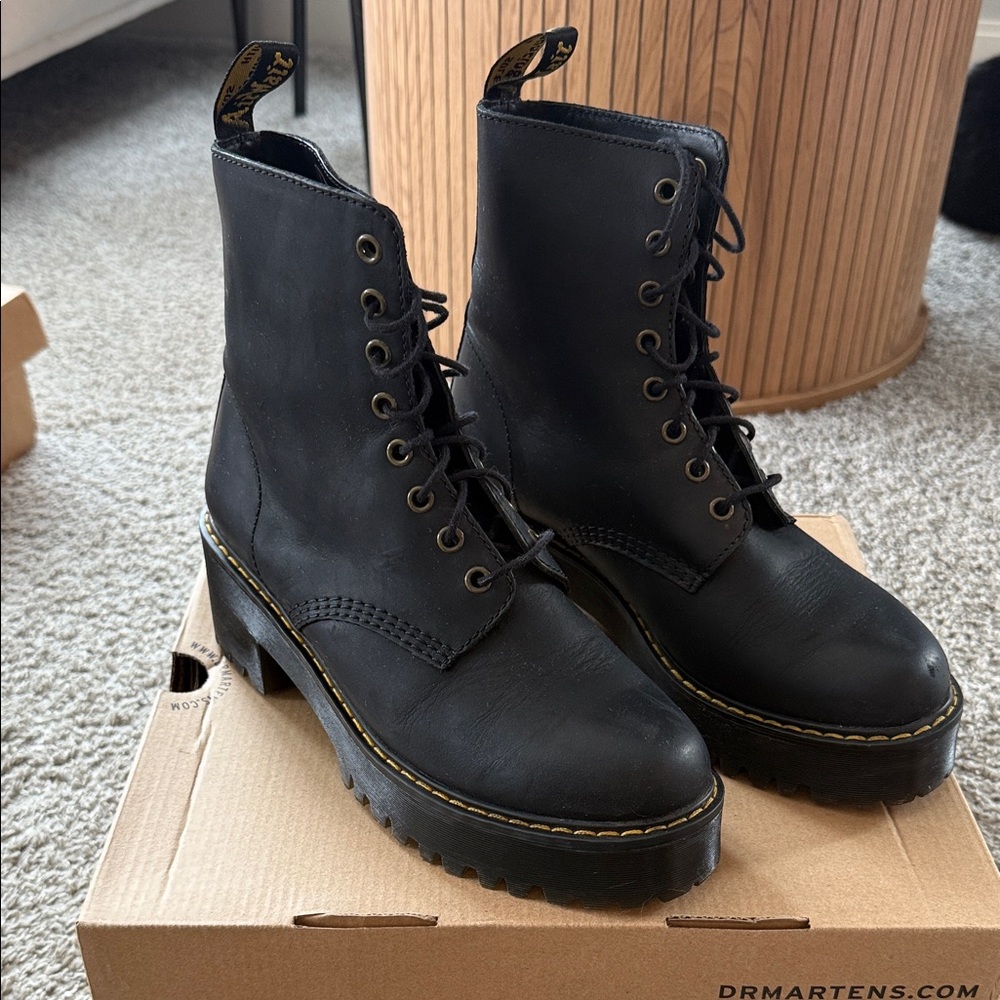 Dr. Martens Black Lace-Up Women's Boots